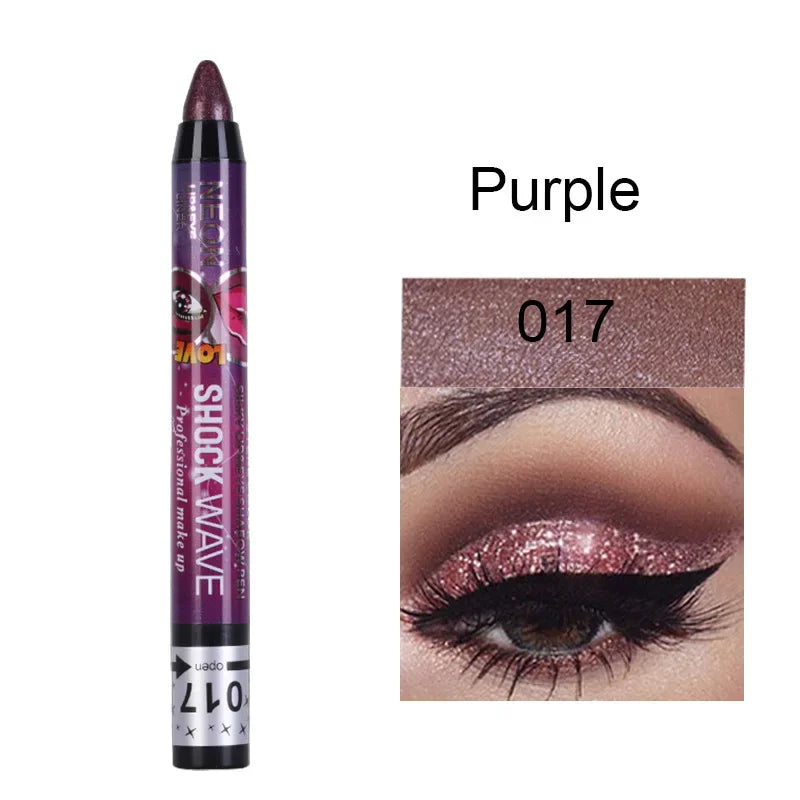 2 In 1 Eyeshadow Lipstick Stick Pencil Waterproof
