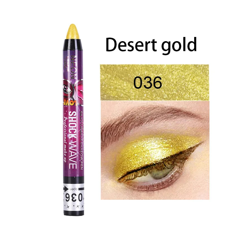 2 In 1 Eyeshadow Lipstick Stick Pencil Waterproof
