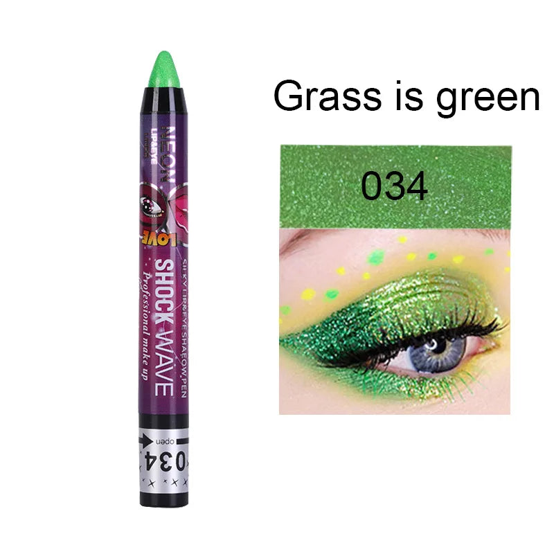 2 In 1 Eyeshadow Lipstick Stick Pencil Waterproof