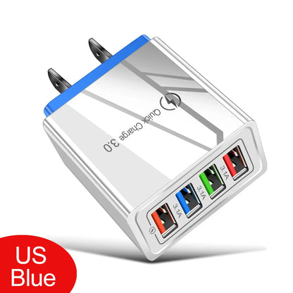 EU/US Plug USB Charger Quick Charge 3.0 For Phone Adapter