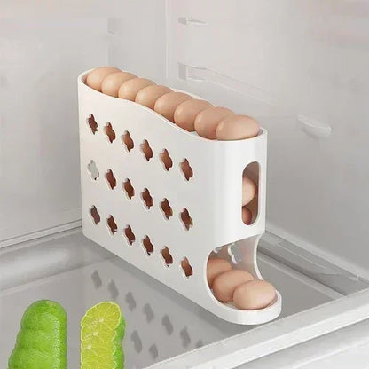 2-4-layer Slide Egg Storage Box Ladder Style